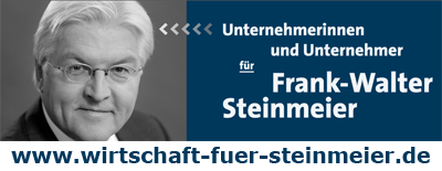 Unternehmer und Entscheider der Wirtschaft untersttzen Frank-Walter Steinmeier